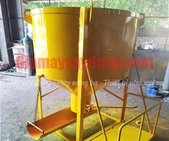 Phễu đổ bê tông 0.9 khối có máng xoay