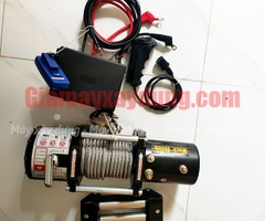 Tời điện HOTO 24V 6000LBS nâng 650kg kéo ngang 2700kg