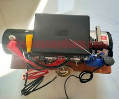 Tời điện HOTO 24V 6000LBS nâng 650kg kéo ngang 2700kg