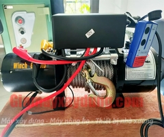Tời điện HOTO 24V 6000LBS nâng 650kg kéo ngang 2700kg