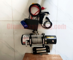 Tời điện HOTO 24V 6000LBS nâng 650kg kéo ngang 2700kg