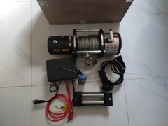 Tời điện HOTO 24V 6000LBS nâng 650kg kéo ngang 2700kg
