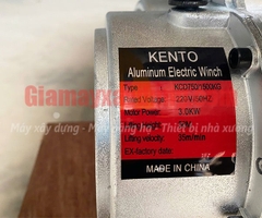 Tời điện đa năng Kento KCD750-1500 220V 50m 35 mét/phút