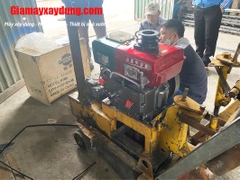 Máy nổ Diesel QuanTrai D8 R180 nước