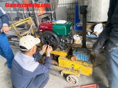 Máy nổ Diesel QuanTrai D8 R180 nước