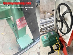 Máy trộn bê tông 350 Lít lắp động cơ điện 2.2KW 220V