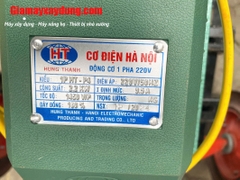 Máy trộn bê tông 350 Lít lắp động cơ điện 2.2KW 220V