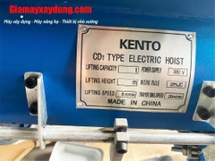 Pa lăng cáp điện Trung Quốc 1 tấn 6m CD1 380V