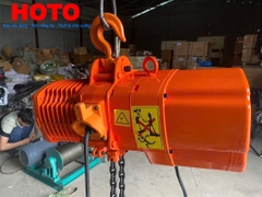 Pa lăng xích điện cố định HOTO 1 phase 1 tấn 6m 6.8 mét/phút 220V