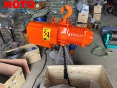 Pa lăng xích điện cố định HOTO 1 phase 1 tấn 6m 6.8 mét/phút 220V