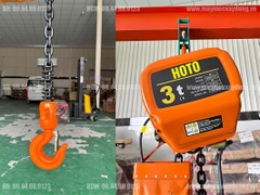 Pa lăng xích điện cố định 3 tấn 6m HHBB03-01 380V