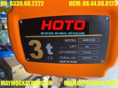 Pa lăng xích điện cố định 3 tấn 6m HHBB03-02 380V