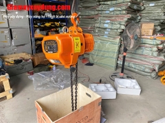 Pa lăng xích điện cố định 500kg 6m 7.2 mét/phút HHBB0.5-01 380V