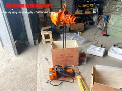 Pa lăng xích điện cố định 500kg 6m 7.2 mét/phút HHBB0.5-01 380V