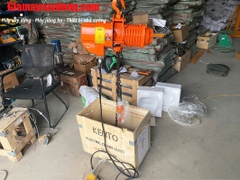 Pa lăng xích điện cố định 500kg 6m 7.2 mét/phút HHBB0.5-01 380V