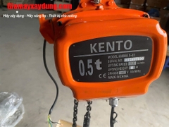 Pa lăng xích điện cố định 500kg 6m 7.2 mét/phút HHBB0.5-01 380V