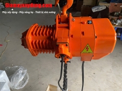 Pa lăng xích điện cố định 500kg 6m 7.2 mét/phút HHBB0.5-01 380V