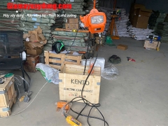Pa lăng xích điện cố định 500kg 6m 7.2 mét/phút HHBB0.5-01 380V