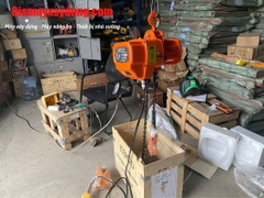 Pa lăng xích điện cố định 500kg 6m 7.2 mét/phút HHBB0.5-01 380V