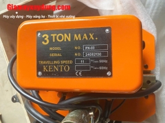 Pa lăng xích điện HOTO di chuyển 3 tấn 6m HHBB03-02 380V