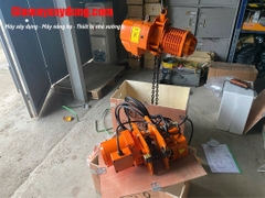 Pa lăng xích điện di chuyển 1 tấn 6m 3.6 mét/phút 380V HHBB01-02
