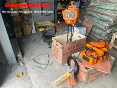 Pa lăng xích điện di chuyển 1 tấn 6m 3.6 mét/phút 380V HHBB01-02