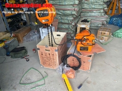 Pa lăng xích điện di chuyển 1 tấn 6m 3.6 mét/phút 380V HHBB01-02