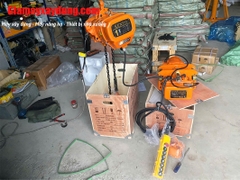 Pa lăng xích điện di chuyển 1 tấn 6m 3.6 mét/phút 380V HHBB01-02