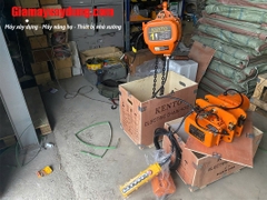 Pa lăng xích điện di chuyển 1 tấn 6m 3.6 mét/phút 380V HHBB01-02