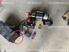 Tời điện 12V 6000LBS nâng 650kg kéo ngang 2700kg