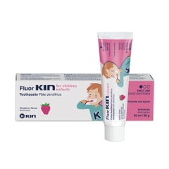 Kem đánh răng Fluor Kin Infantil vị dâu cho trẻ em 1 - 6 tuổi (50ml)