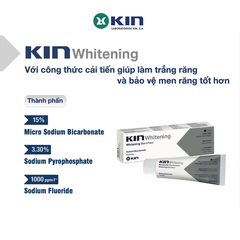 Kem đánh răng Kin Whitening giúp răng trắng sáng tự nhiên (75 ml / 95 g)