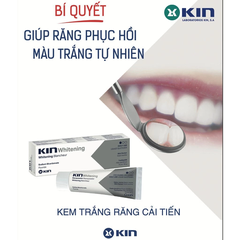 Kem đánh răng Kin Whitening giúp răng trắng sáng tự nhiên (75 ml / 95 g)