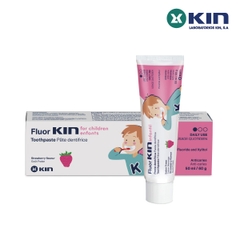 Kem đánh răng Fluor Kin Infantil vị dâu cho trẻ em 1 - 6 tuổi (50 ml / 60g)