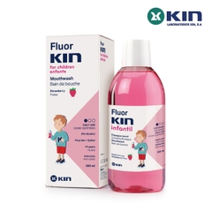 Nước súc miệng Fluor Kin Infantil vị dâu cho trẻ trên 5 tuổi (500 ml)