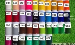 Màu arrylic 3d