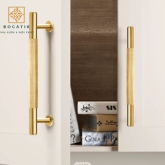 Tay nắm cửa tủ ĐỒNG THAU DT803 DT806, tay nắm tủ bếp, tủ quần áo hàng cao cấp BOGATIK
