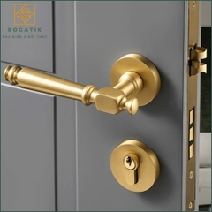 Tay nắm phân thể chất liệu đồng thau phong cách Indochine Charm DT704