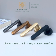 Khoá cửa tay gạt tay nắm cửa gỗ MIKI hợp kim nhôm phong cách hiện đại và chất lượng cao