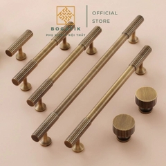 Tay nắm tủ ĐỒNG THAU, tay nắm cửa tủ bếp, tủ quần áo cao cấp, hàng có sẵn DT810