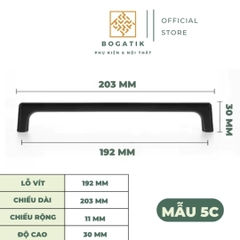 Tay nắm,núm cửa tủ ngăn kéo BOGATIK hợp kim KẼM VÀNG BÓNG hiện đại & cao cấp