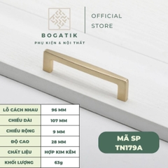 Núm cửa tủ ngăn kéo, tủ bếp hợp kim kẽm màu vàng kim nặng tay, cao cấp và hiện đại