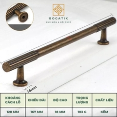 Tay nắm cửa tủ, tay nắm tủ màu Vintage, cổ điển cao cấp hợp kim kẽm siêu bền