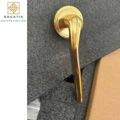 Khóa cửa phân thể chất lượng đồng thau kiểu dáng tinh tế, hiện đại, tối giản họa tiết gợn sóng DT705