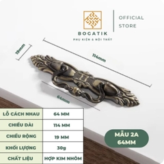 Tay nắm cửa tủ, ngăn kéo, tay nắm cửa gỗ CỔ ĐIỂN chất liệu HỢP KIM màu ĐỒNG tinh tế, thẩm mỹ