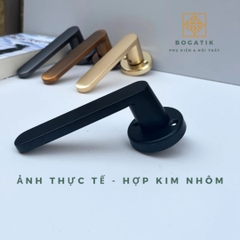 Khoá cửa tay gạt tay nắm cửa gỗ MIKI hợp kim nhôm phong cách hiện đại và chất lượng cao