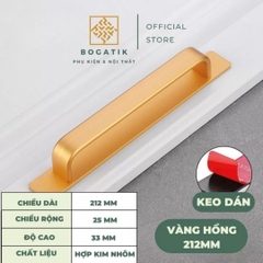 Tay nắm cửa tủ ngăn kéo tay nắm tủ bếp dùng keo dính không bắt vít đục lỗ tiện lợi hợp kim nhôm chất lượng tốt