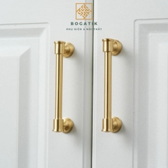 Tay nắm cửa tủ ngăn kéo, tay nắm tủ bếp chất liệu đồng thau cao cấp nhiều mẫu mã kích thước DT02