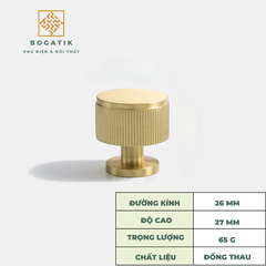 Tay nắm đồng thau ANTOINE
