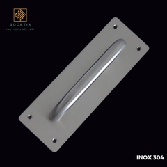 Tay nắm cửa chất liệu inox 304 vô cùng cứng cáp, chống gỉ